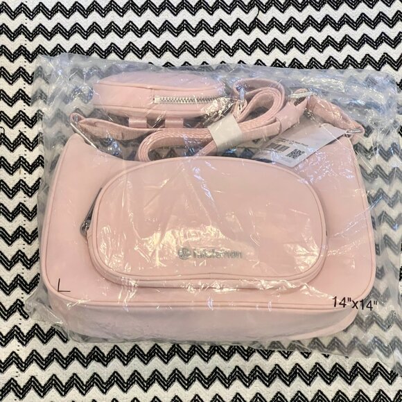 NWT Flush Pink lululemon Crossbody Bag with Nano Pouch 2L - Picture 2 of 11